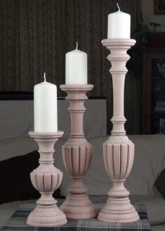 Ljusstake i trä, KSA unb