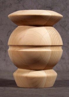 Möbelben i bok med karaktäristiskt mönster, stor diameter, GM41